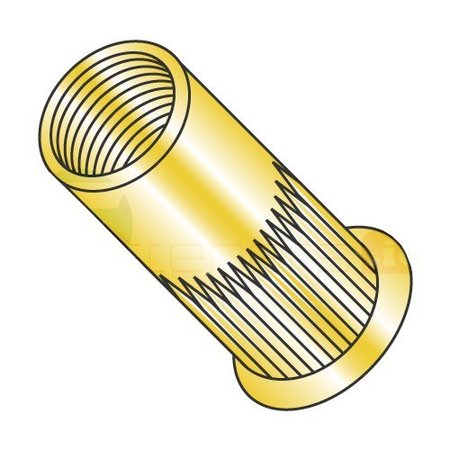 NEWPORT FASTENERS Rivet Nut, M6-1.00 Thread Size, 110.18mm Flange Dia., 14.35mm L, Steel, 2000 PK 826699